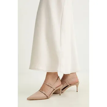 Dámské lodičky Kožené lodičky Answear.LAB 439033CAB01 béžová 80X, EUR 41