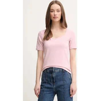 Dámské tričko Tričko United Colors of Benetton 3FJHD401P růžová 03X, vel. S