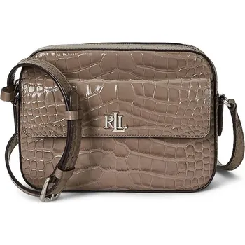 Kabelka Kožená kabelka Lauren Ralph Lauren červená barva, 431950824 84X, vel. ONE SIZE