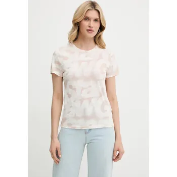 Dámské tričko Bavlněné tričko G-Star Raw dámské, tmavomodrá barva, D26066-C565 D26066.C565 02A, vel. S