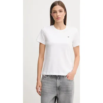 Dámské tričko Bavlněné tričko Gant dámské, černá barva, 4200200 00A, vel. S