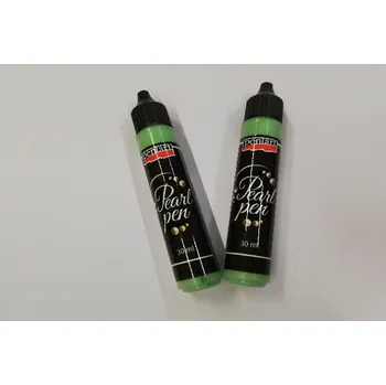 Výtvarná barva Pearl pen - tekuté perly 30ml - jablkově zelená