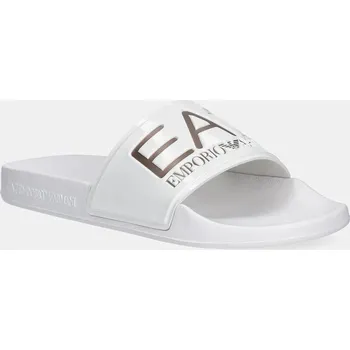 Dámské pantofle Pantofle EA7 Emporio Armani dámské, bílá barva, AF15118.7X000108 00A, EUR 43