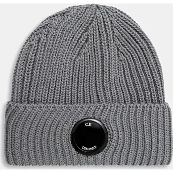 Čepice Vlněná čepice C.P. Company šedá barva, 19CMAC739A005509A, ONE SIZE, 90X