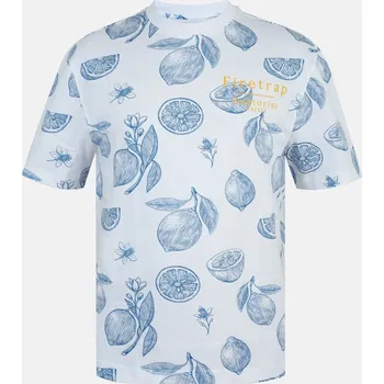 Firetrap Fruit All Over Print Oversized T-Shirt White M