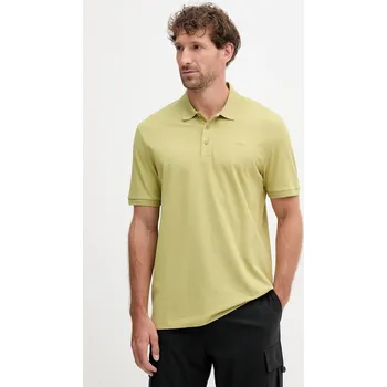 Bavlněné polo tričko HUGO Donos222 50466182 zelená 71X, vel. S