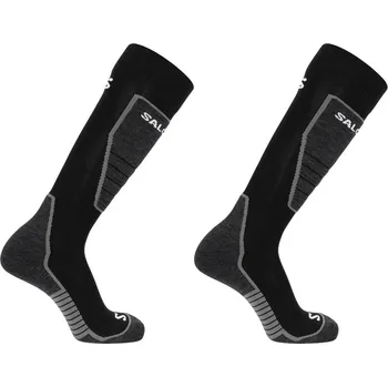 Pánské ponožky Salomon Aces 2 Pack Ski Socks Mens Black 39-41