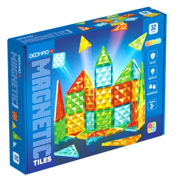 Stavebnice Geomag Geomag Magnetic Tiles 32 dílků