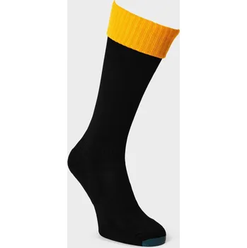Pánské ponožky Mitre Kids' Football Socks Black/Amber Chd C8-C13