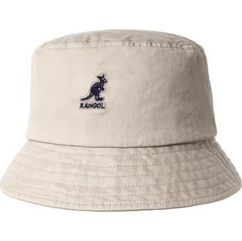 Kšiltovka KANGOL Unisex Adults Washed Bucket Hats Beige Medium