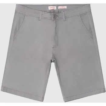 Pánské kraťasy SoulCal Chino Short Mens Lt Grey S