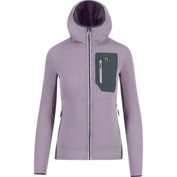Dámská mikina Mikina Karpos Antermoia Hooded Fleece W lavender/woodl gray