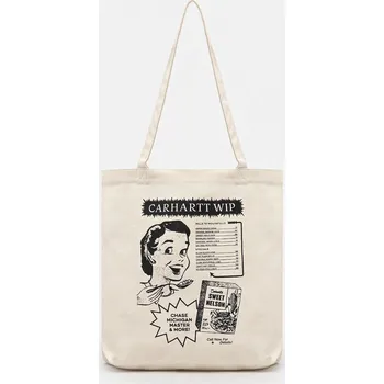 Bavlněná taška Carhartt WIP Canvas Graphic Tote béžová barva, I033975, ONE SIZE, 01X