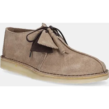 Dámské mokasíny Semišové mokasíny Clarks Originals Desert Trek, 42, béžová, 12X