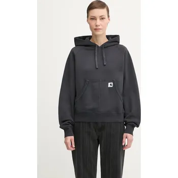 Dámská mikina Bavlněná mikina Carhartt WIP W’ Hooded Hudson, M, černá, 99X