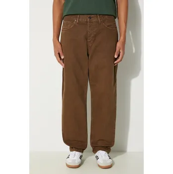 Pánské oblečení Džíny Carhartt WIP Newel Pant, 29, hnědá, 89X