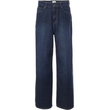 Dámské džíny Mustang Style Luise Wide Džíny Tmavě Modré 29/32