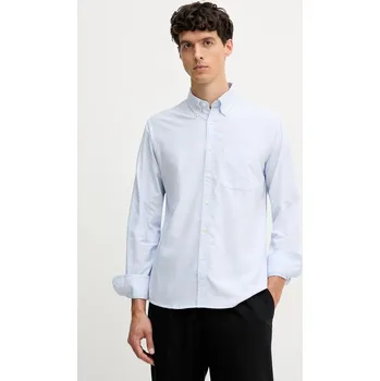 Pánská košile Bavlněná košile United Colors of Benetton 5FGBUQ04C modrá 05X, vel. XL