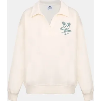 Dámský svetr Slazenger Crew Sweatshirt White 8 (36)