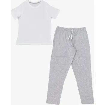 Dámské pyžamo Linea Long-Sleeve Pyjama Set Grey 8 (36)
