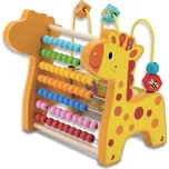 BABU - Dřevěné počítadlo pro děti - Žirafa