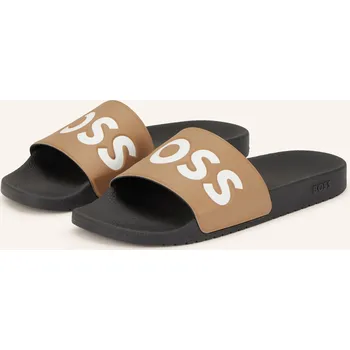 Pánské pantofle Boss Pánské Pantofle Aryeh, černošedá / bílá / černá, 42