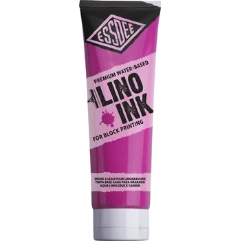 Speciální výtvarná barva Essdee Block Printing Ink Barva na linoryt Fluorescent Pink 300 ml