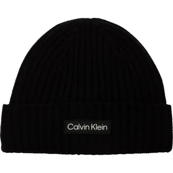 Kšiltovka Calvin Klein Golf Knitted Beanies Black Junior