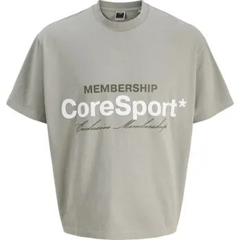 Pánské tričko Jack and Jones Athletic Print Regular Fit T-Shirt Shadow 2XL