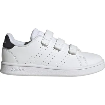 Dětská sportovní obuv adidas Advantage Cf C Court Trainers Unisex Kids Wht/Black/Slvr 2.5 (35)