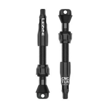 Duše na kolo Lezyne bezdušové ventilky CNC TLR VALVE PRO - 44mm (černá)