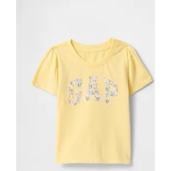 GAP Dívčí Baby tričko s logem Gap Žlutá 98 (2748472)