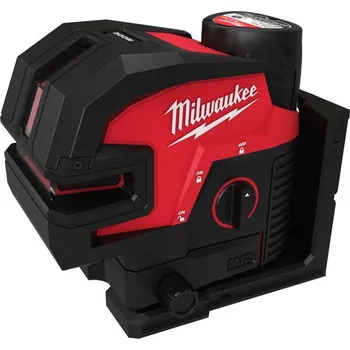 Měřící laser MILWAUKEE M12 CLL4P-301C OMBINOVANÝ KRÍŽOVÝ LINIOVÝ 4-BODOVÝ LASER - ZELENÝ 4933479203