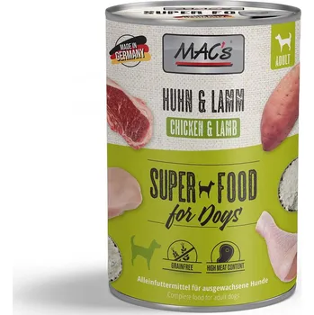 MAC's Dog kuřecí a jehněčí 6 × 400 g