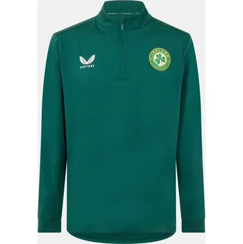 Pánská mikina Castore Ireland Matchday Quarter Zip 2023 Adults Green M