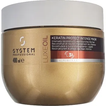 Vlasová regenerace System Professional LuxeOil Keratin Protect Intense Mask 400 ml