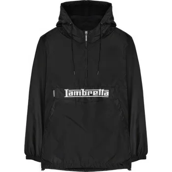 Pánská casual bunda Lambretta Fleece Lined Jacket Adults Black Medium