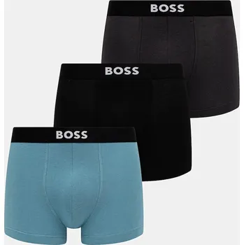 Pánská móda Boxerky BOSS Trunk 3P BOSS ONE 3-pack 50544263 černá 99B, vel. M
