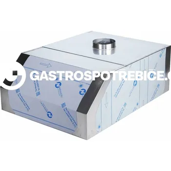 Digestoř Gastro-tip Digestoř nerezová nástěnná 900x1200x435mm, včetně filtru