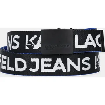 Opasek Oboustranný pásek Karl Lagerfeld Jeans zelená barva, A1M33131 99A, vel. ONE SIZE