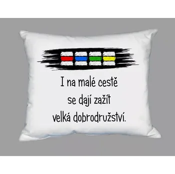 Pánské tričko Polštář pro turisty turistické značky (polštářek s turistickými značkami 30x40 cm)