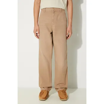 Pánské oblečení Bavlněné kalhoty Carhartt WIP Simple Pant, 31/32, béžová, 80X