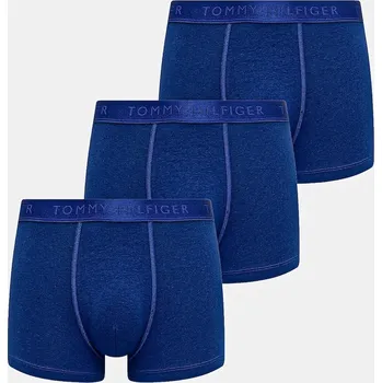 Pánské spodní prádlo Boxerky Tommy Hilfiger 3-pack UM0UM02760 modrá 57X, vel. M