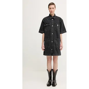 Dámské šaty Džínové šaty Carhartt WIP W' Rylan, S, černá, 99X