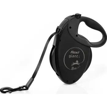 Vodítko pro psa Flexi Vodítko Giant L Black Edition pásek 8m černé
