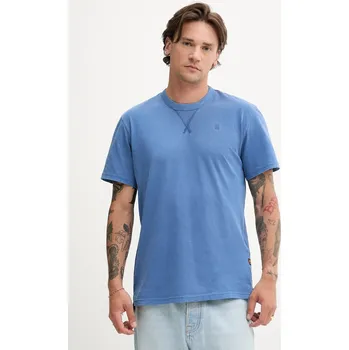 Pánské tričko Bavlněné tričko G-Star Raw Nifous D24449.2653 modrá 95E, vel. XL