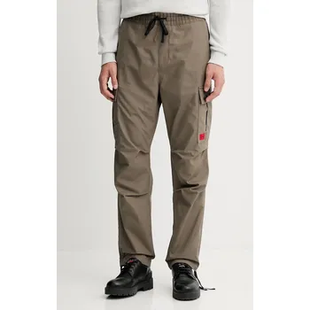 Pánská móda Bavlněné kalhoty HUGO Garlo233 50493865 béžová 80C, vel. 50