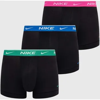 Boxerky Boxerky Nike 3-pack pánské, černá barva 0000KE1008 99D, vel. S