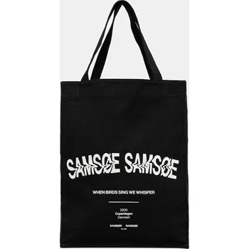 Kabelka Bavlněná kabelka Samsoe Samsoe SAPRINT U25200001 černá 99X, vel. ONE SIZE