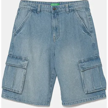 Dětské riflové kraťasy United Colors of Benetton 4KEHC9041.G.Seasonal modrá 50A, vel. 160